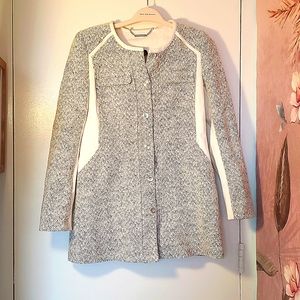 White House Black Market Tweed Wool Blazer Jacket